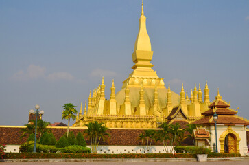 Obraz premium VIENTIANE LAOS: Pha That Luang 