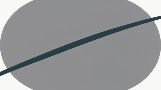 Abstract black line animation on gray gradient background