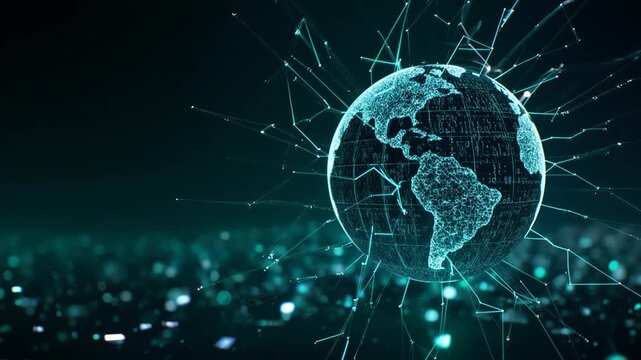 Futuristic High Tech Background for Social Media and Advertising
