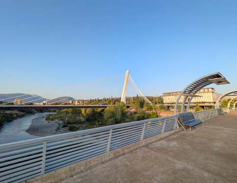 Moscow and Millennium Bridge Podgorica