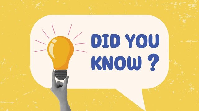 trending Art collage did you know template design, fun fact, expert information, idea or advice message, useful knowledge or wisdom, useful tip