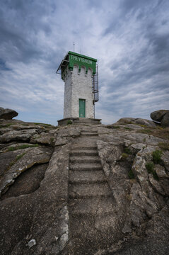 Phare de Trevignon on the french atlantic coast.