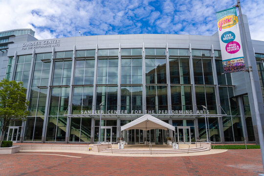 Virginia Beach Virginia - June 17 2026: The Sandler Center for the Performing Arts at the Virginia Beach Town Center