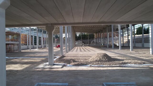 Interior of Building Construction