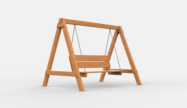 Wooden swing
