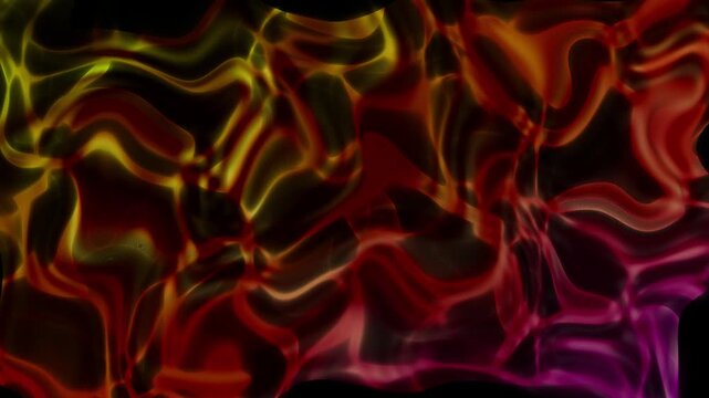Vibrant fiery swirls dance against a dark backdrop. Reds, oranges, and purples pulse with energy