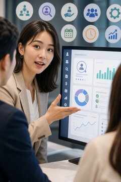 Human Resource Manager Explains New Software Improving Employee Onboarding for Talent Management and Workforce Planning