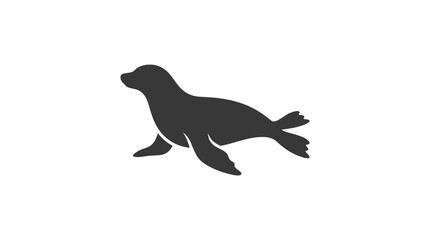 Seal Silhouette Marine Mammal Animal. © alfan