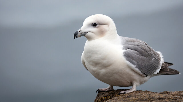 close up of a fulmar