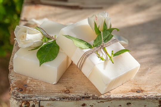 Aromatic and handmade rose soap good for skin