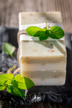 Moisture and natural mint soap good for any skin