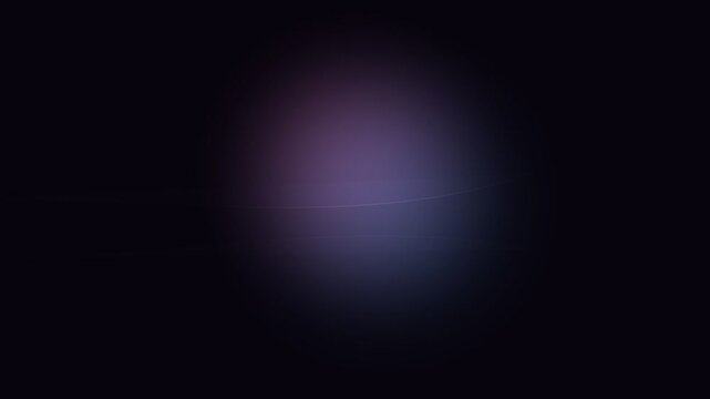 A soft purple and blue diffused light glow against a solid black background
