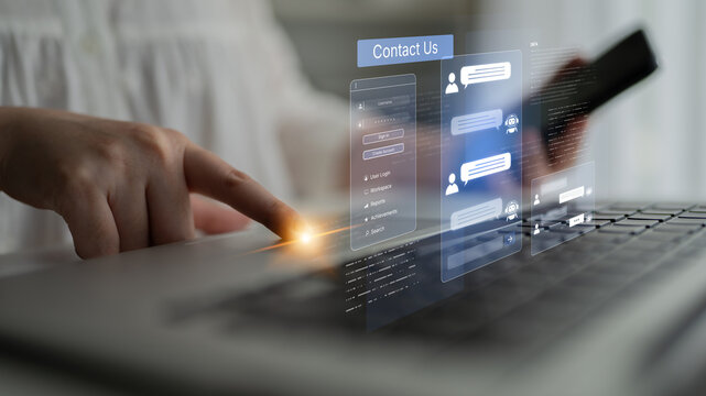A user interface showing a conversational AI chatbot providing customer service. This virtual assistant answers user questions and provides support through an online platform. Fermion