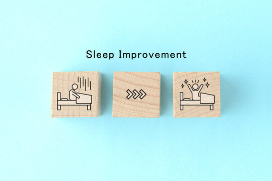 睡眠や眠りの質の改善をイメージした画像