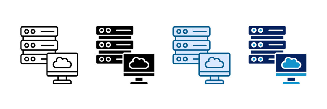 Server Icon Set Multiple Style Collection