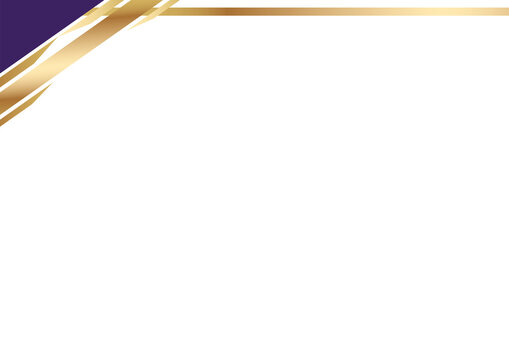 modern graduation certificate background layout with royal purple gold geometric shape