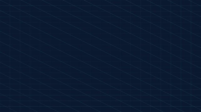 Abstract dark blue background featuring a clean digital grid line pattern