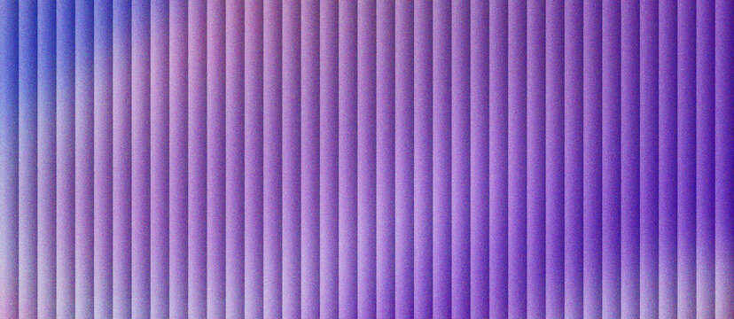 Purple fluted glass texture with vertical ribbed lines. Abstract violet glass background with linear pattern and soft light. Modern textured glass surface for elegant interior design decor.