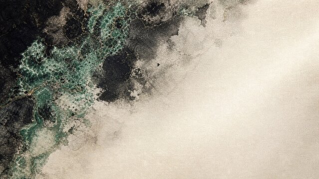 Malachite Ink Canvas Background for Botanical Skincare