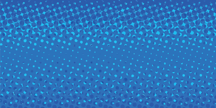 Blue Halftone Pattern With Gradient Abstract Background Design