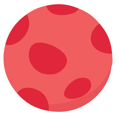 Red Planet Mars Illustration © nikagraphic