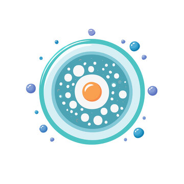 Abstract Circular Design with Bubbles