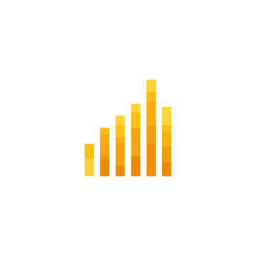 Audio Equalizer Bar Graphic