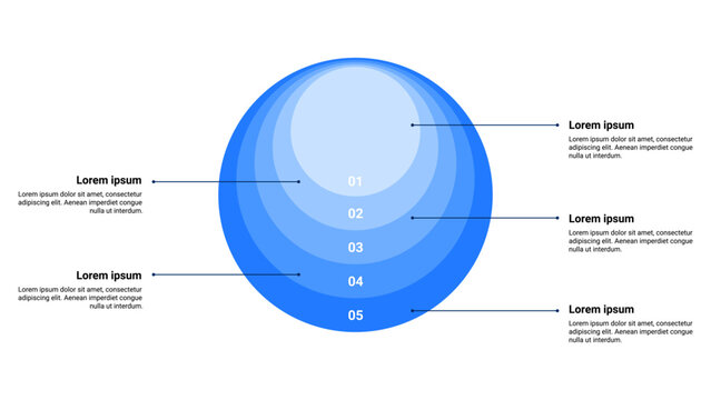 5 Layer Onion Diagram Infographic Template