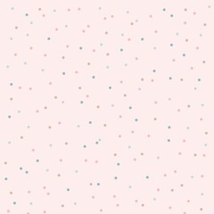 Pastel Polka Dot Seamless Pattern Background © Nanda