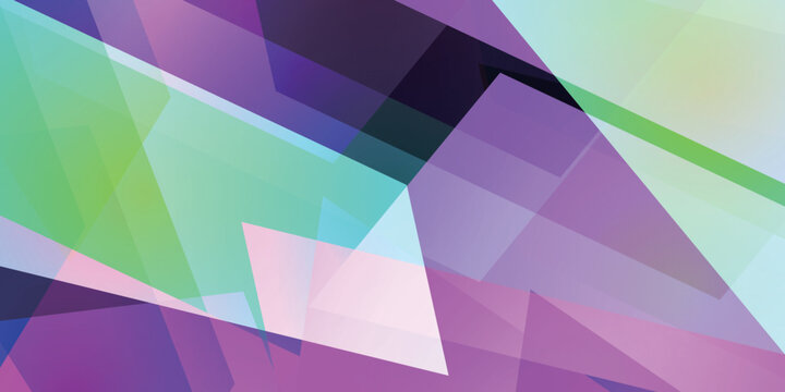 Vibrant Abstract Geometric Shapes Wallpaper Design