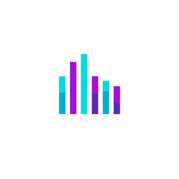 Audio Equalizer Bar Graphic