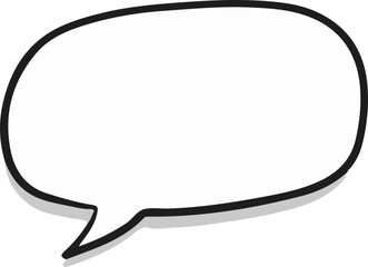 Fototapeta premium Various speech bubble shapes vector illustration
