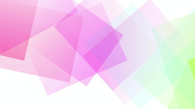 Abstract Geometric Pastel Squares Transition 4K