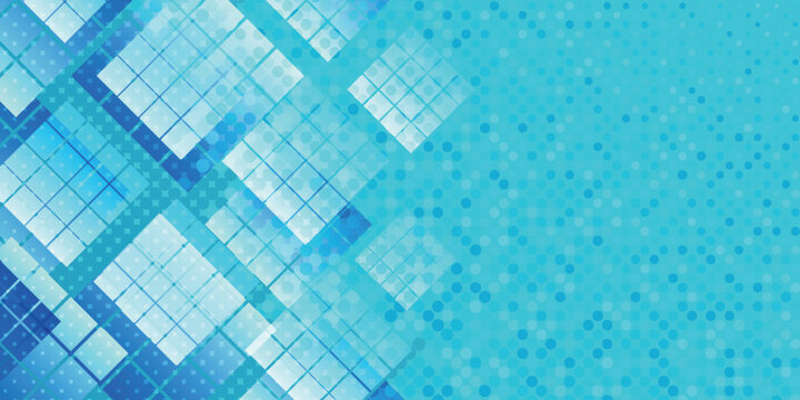 Abstract Blue Geometric Pattern Background Design