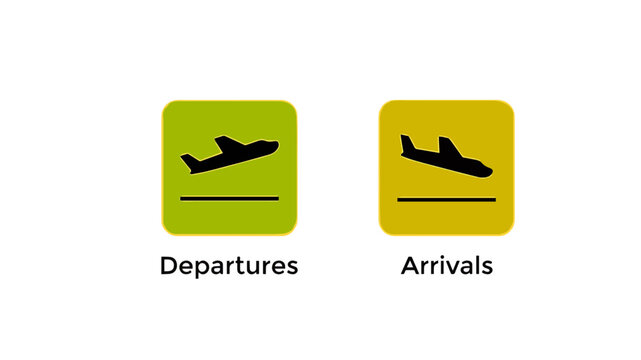 Airport Arrivals Icon
