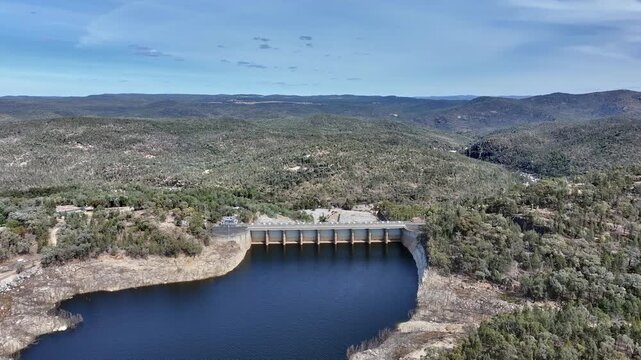 Spectacular aerial footage of Copeton Dam NSW Australia