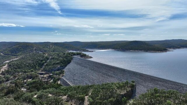 Spectacular aerial footage of Copeton Dam NSW Australia