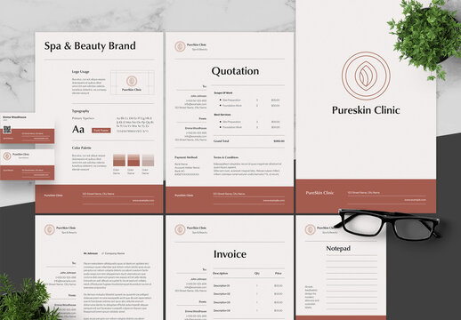 Brown And Black Spa Beauty Brand Guidelines