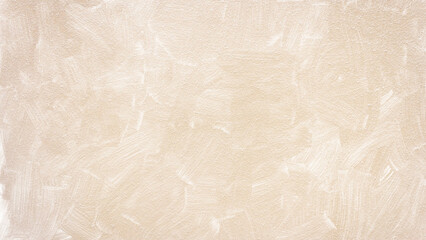 Light beige stucco wall texture, visible brush strokes, soft grunge abstract background.