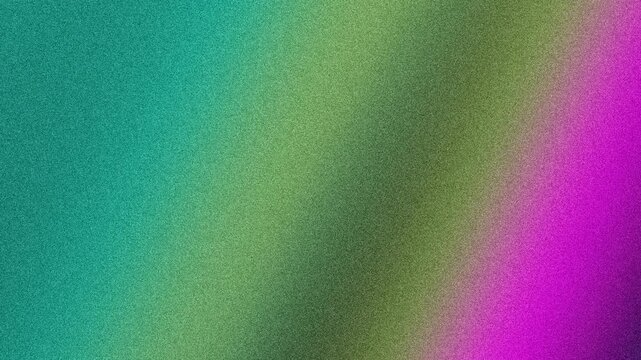 Abstract grainy gradient background blending teal lime and purple within a noisy lofi cinematic retro digital space