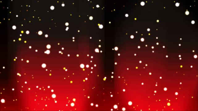 Abstract red background, with floating glowing, particles and bokeh, light effects for, motion and digital presentations