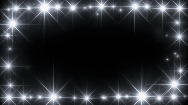 Flash Frame Effect with Sudden Bursts of White Overexposed Film Look in Vintage Cinema Transition Loop