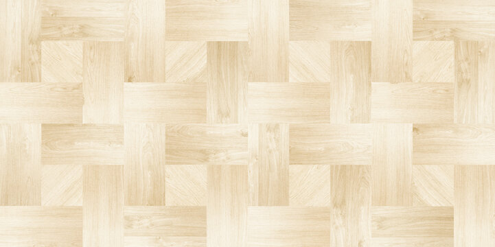 A pale blonde wooden parquet floor texture laid out in a straight square basketweave block design.