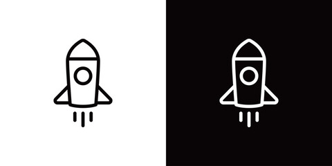 ロケットアイコン スタートアップ 発射 © hamo