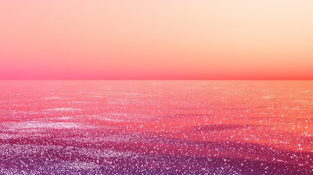 Abstract sunset over sparkling ocean. Possible use Background image, social media post, website header