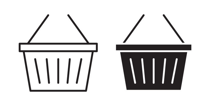 Grocery basket icon