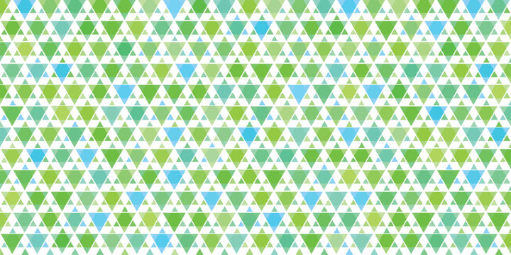 Geometric Green and Blue Triangle Pattern Background