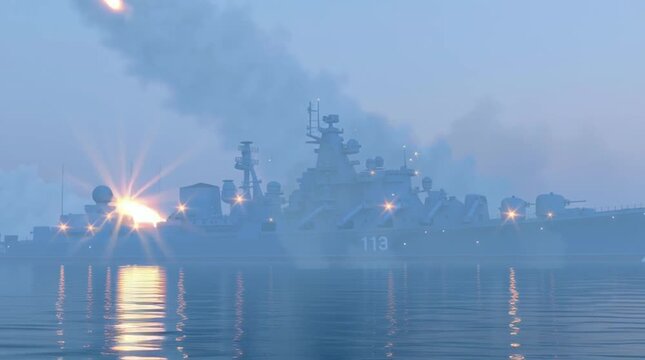 War in the neutral waters: navy operation. Invasion. Crisis