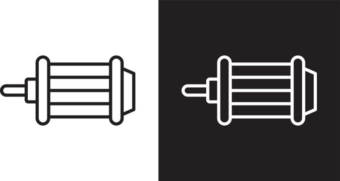 Car alternator icon
