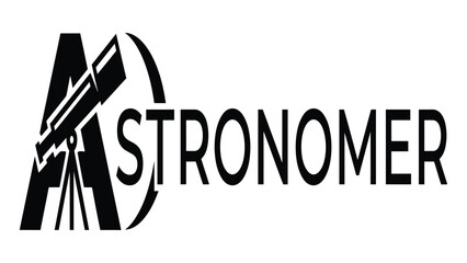 Astronomer logo design features a stylized telescope integrated into the letter A for branding. © adnan